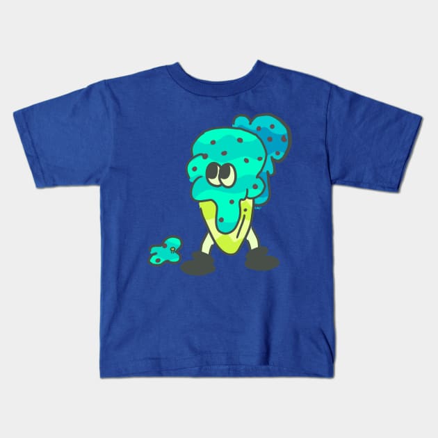 Team Ice Cream Kids T-Shirt by Ginger_Gari